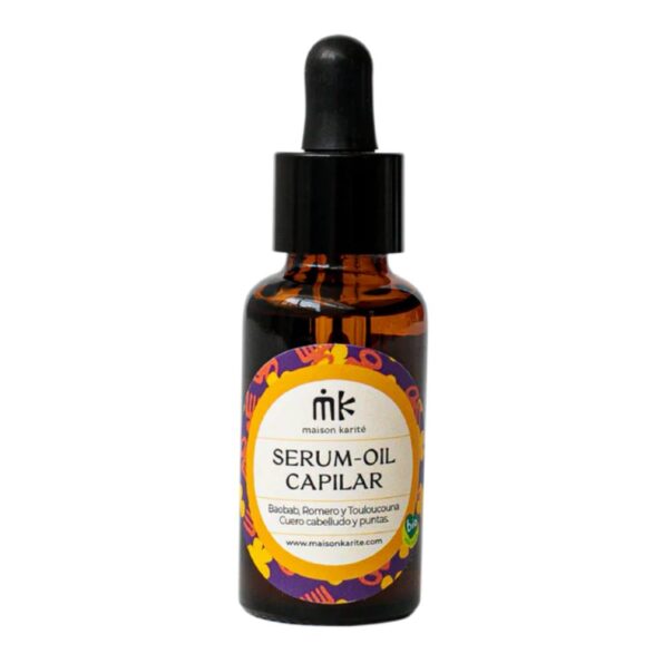 Maison Karité Sérum-Oil Capilar BIO Frasco Ámbar 55ml